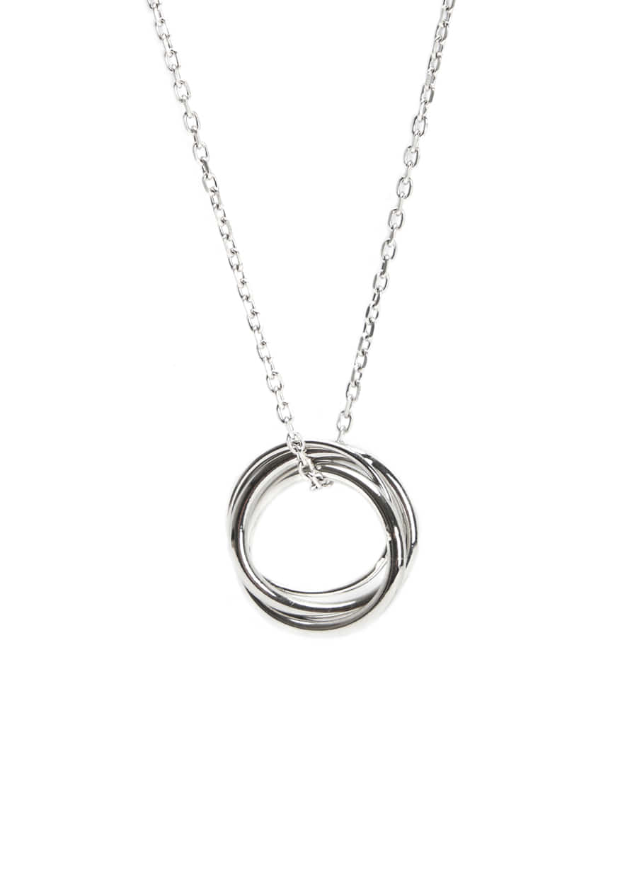 TRIPLE RING NECKLACE [BRASS]